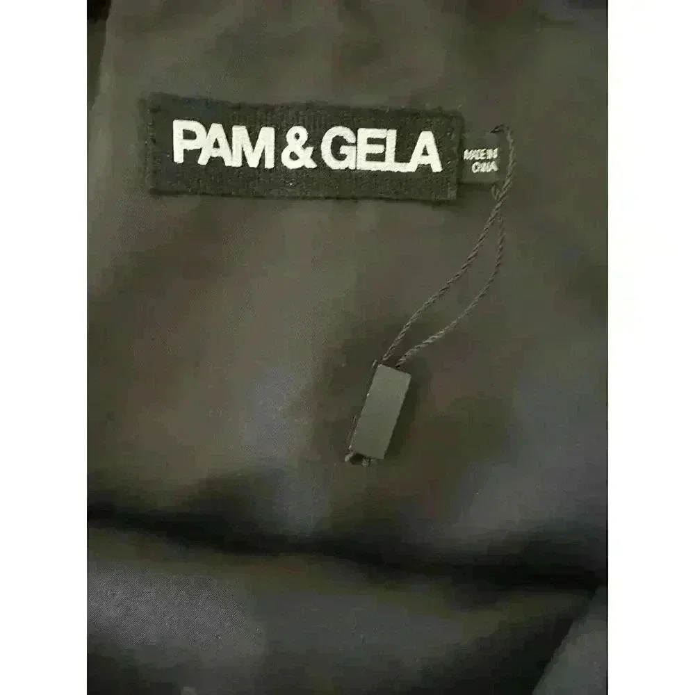 Pam & Gela - Snake Print Drawstring Bag